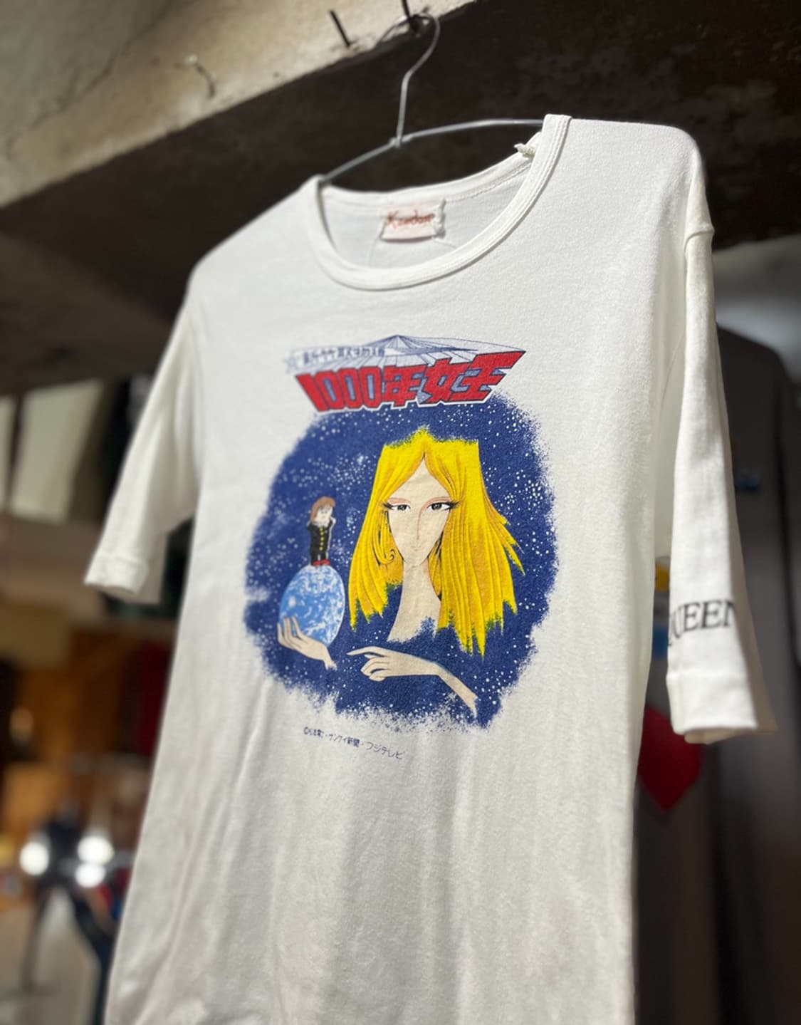 90s 은하철도 999이전 1000년 여왕 빈티지 티셔츠 상품이미지1