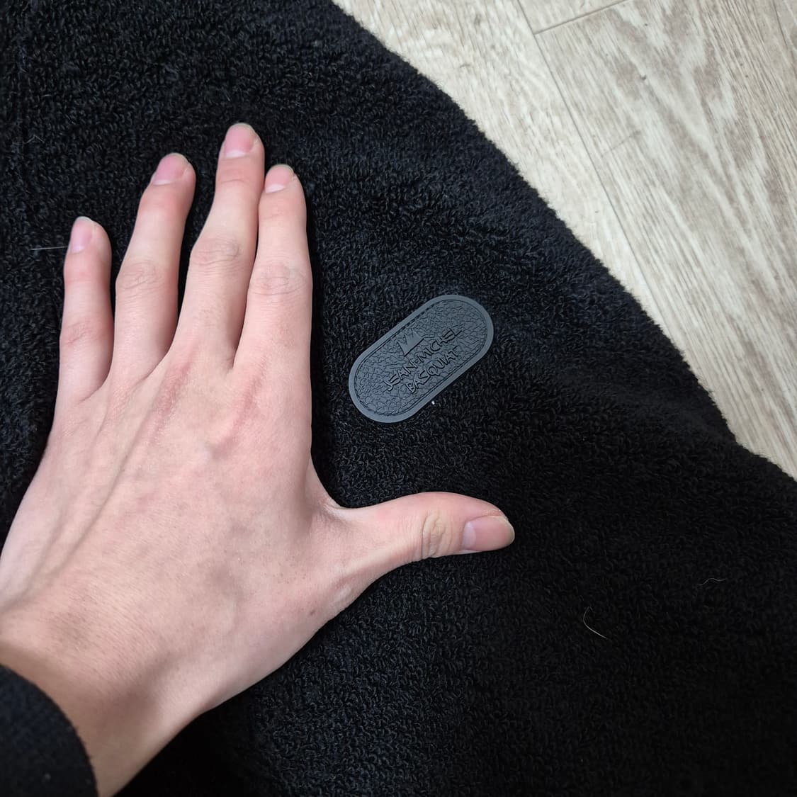 장미쉘 바스키아 와펜 뽀글이 후리스 자켓 M(95) 상품이미지4