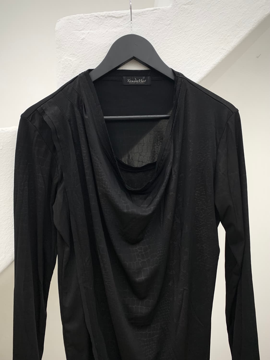 Tornado Mart python drape layered cut-se 상품이미지6