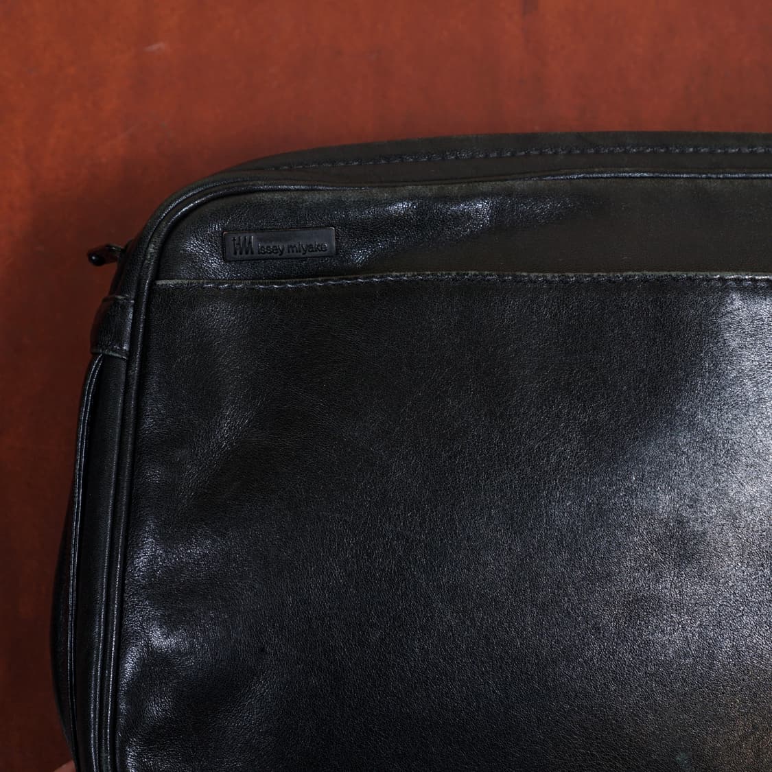 이세이미야케 빈티지 레더 파우치 백 상품이미지1