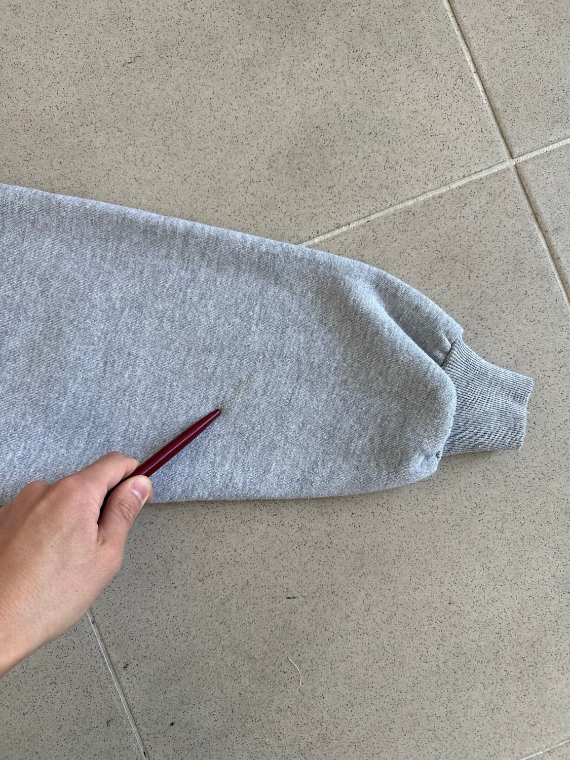 90s 빈티지 러셀 후드집업 그레이 L USA 상품이미지6