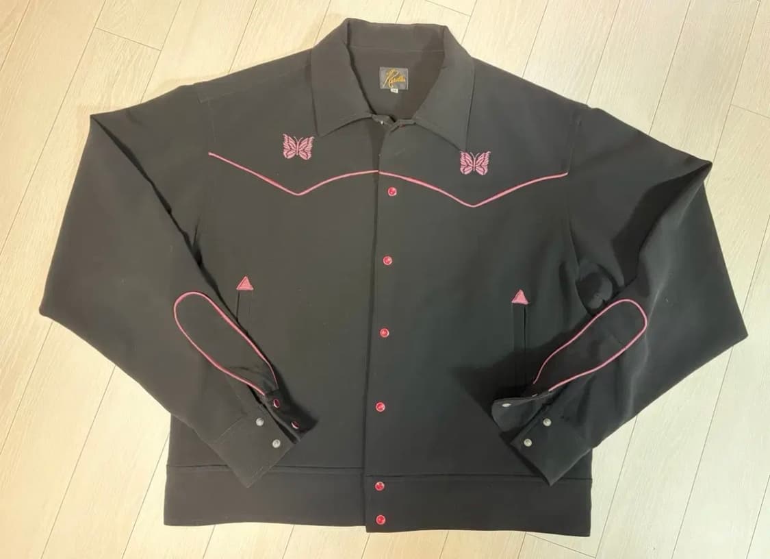 니들스 파이핑 카우보이 자켓 블랙 상품이미지3