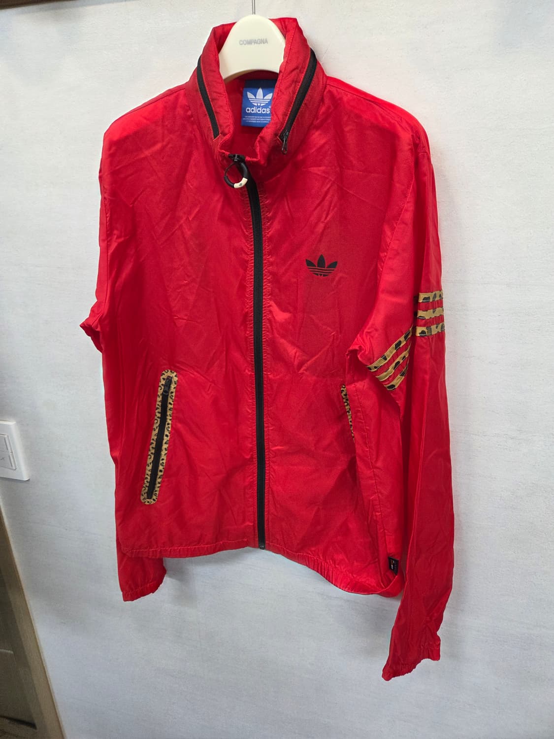 아디다스 코듀라 빅트레포일 레오파드 초경량 바람막이 자켓 95 상품이미지6