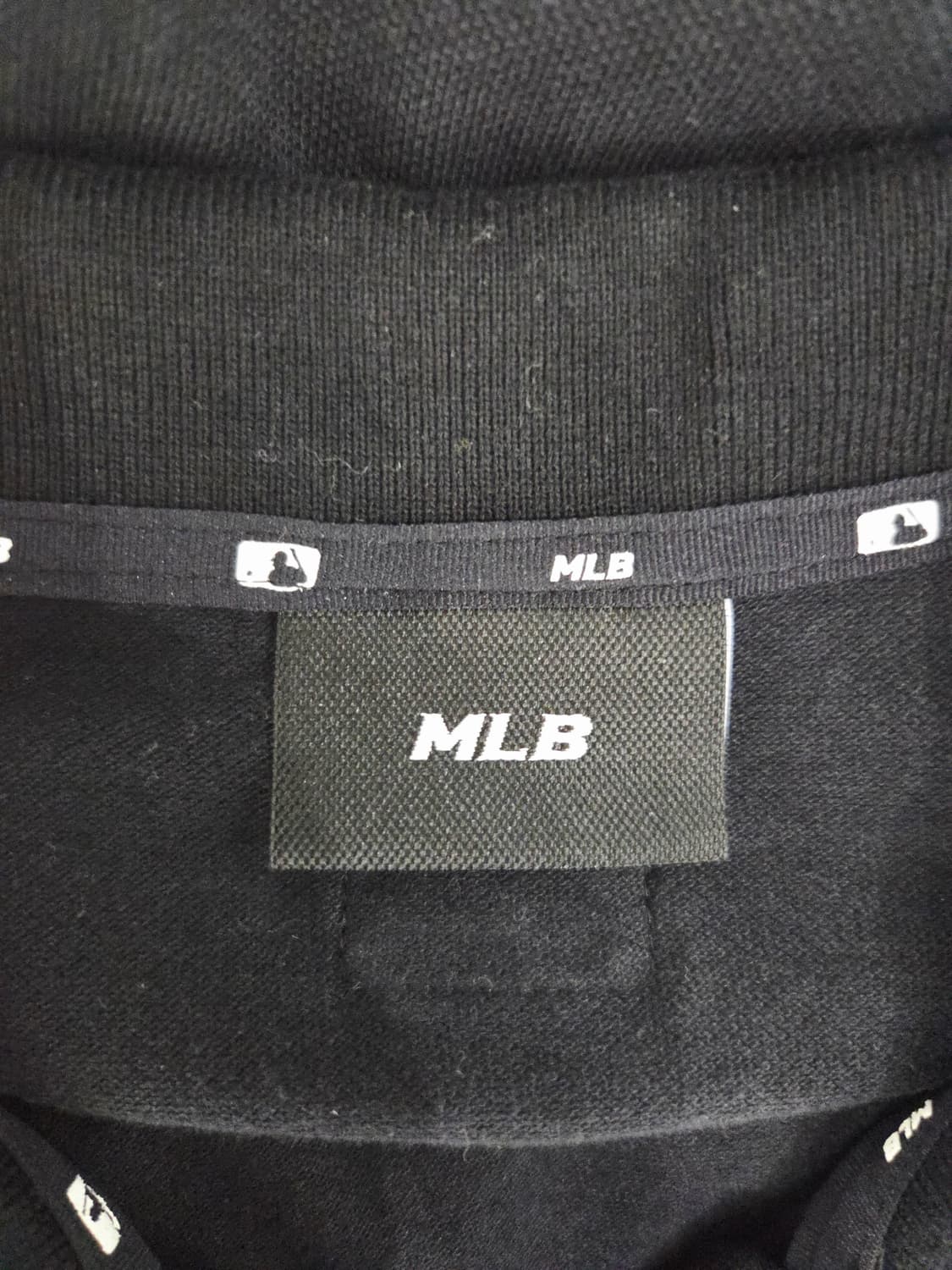 MLB 엠엘비 NY양키스 카라 반팔 원피스 블랙 상품이미지6