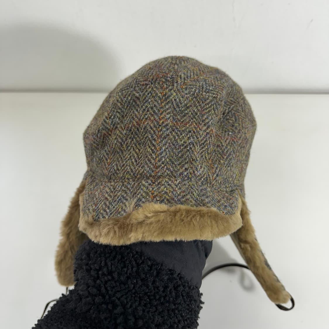 59CM 헤리스트위드 헤링본 군밤모자 트루퍼햇 상품이미지2