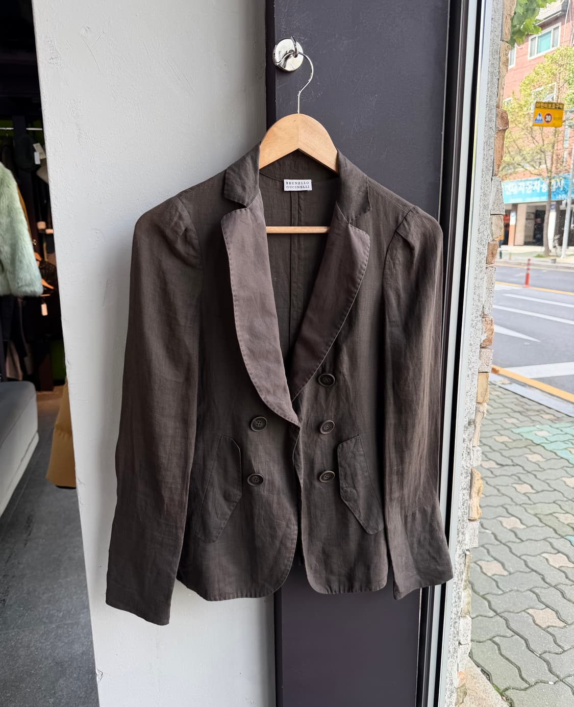 40/ 브루넬로쿠치넬리 린넨 더블 자켓 상품이미지2