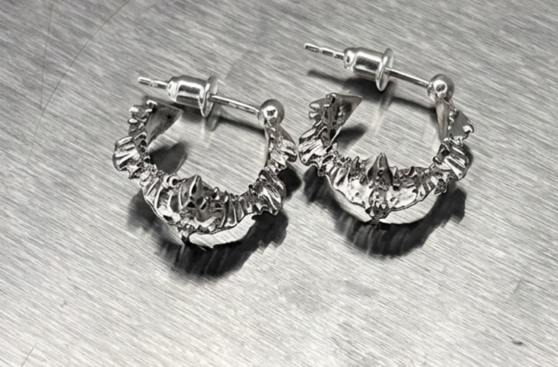 Asterisk Earrings Pair (925 silver) 귀걸이 상품이미지2