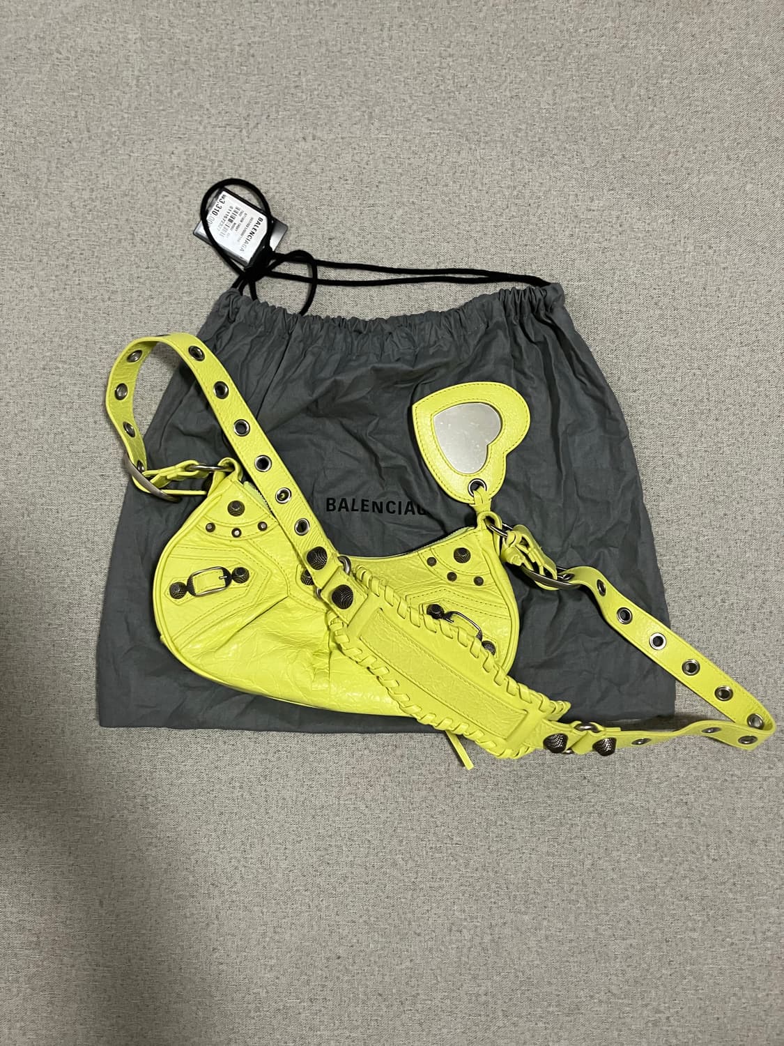 [XS] 발렌시아가 르카골 숄더백 라임 상품이미지1