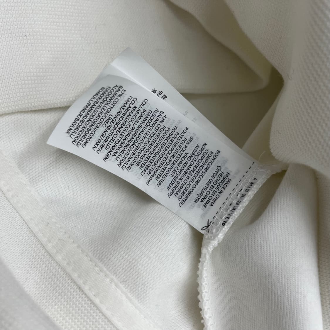 폴로 랄프로렌 usa 멀티컬러 배색 화이트 집업 M 상품이미지6