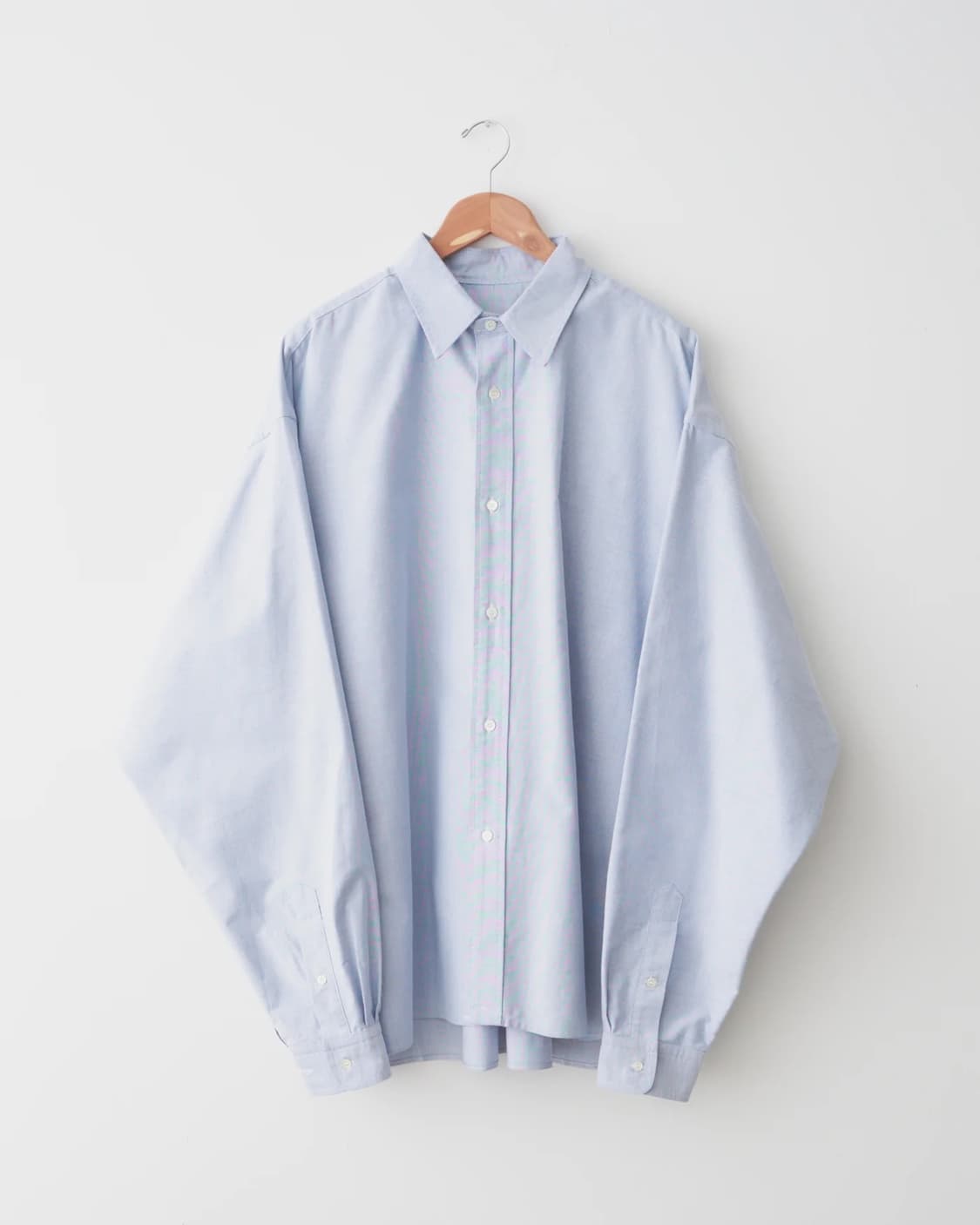 실라쥬(Sillage) 와이드 옥스포드 셔츠 블루 상품이미지1