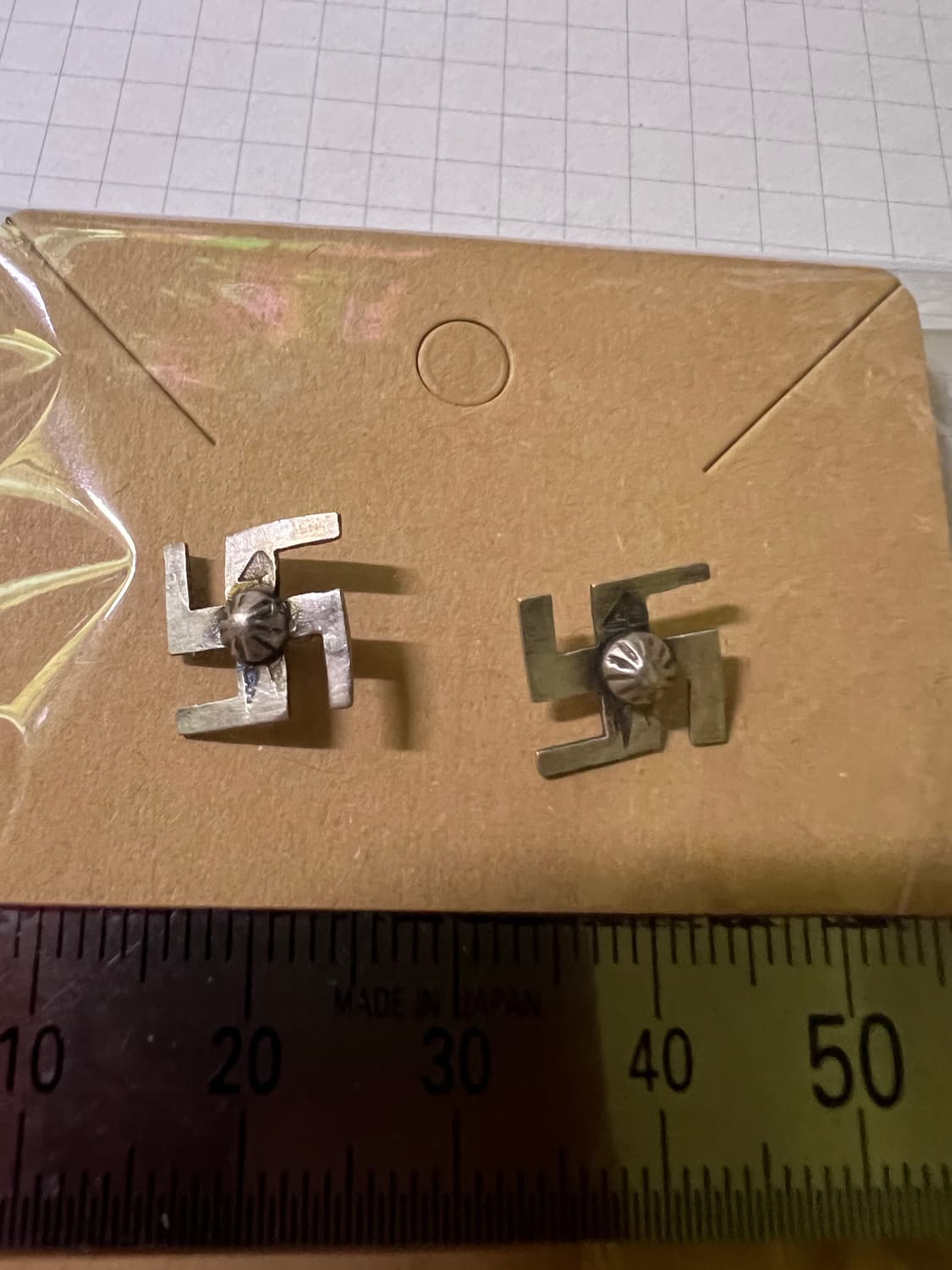 네이티브 아메리칸 주얼리 스와스티카 실버925 귀걸이 상품이미지1