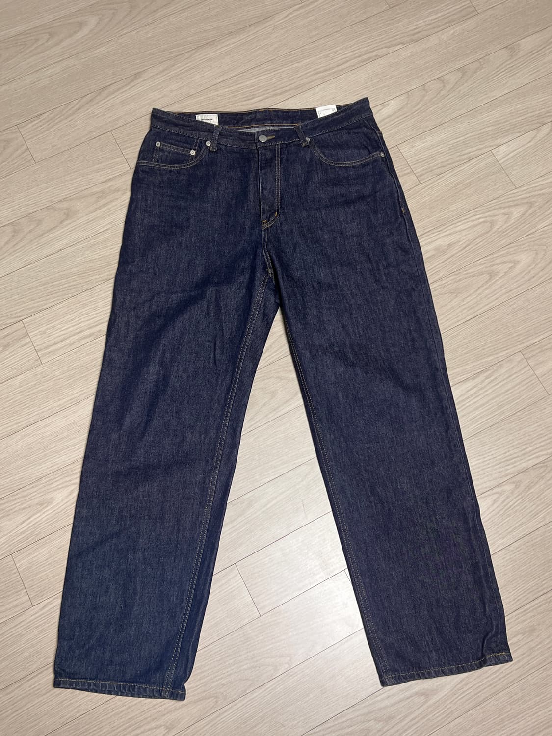 인더로우 하드트위스트 W.T 데님 4 인디고  상품이미지1