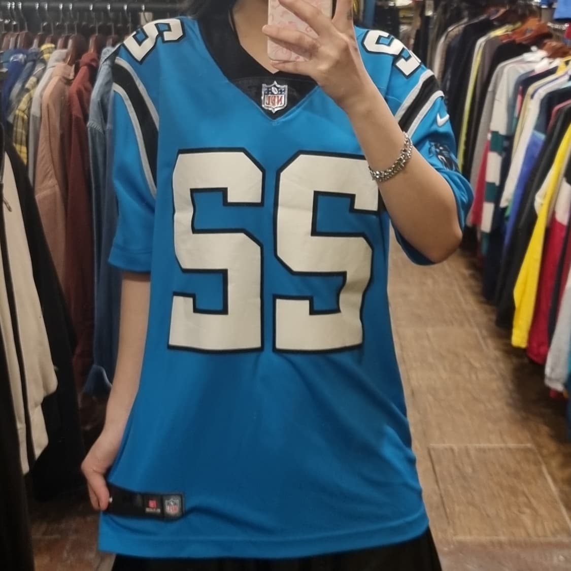 [Hi] NFL 풋볼져지 반팔티 스카이블루 상품이미지4