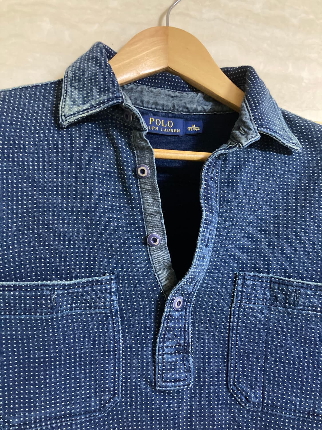 100)폴로 사시코 풀오버 던가리 셔츠 상품이미지6