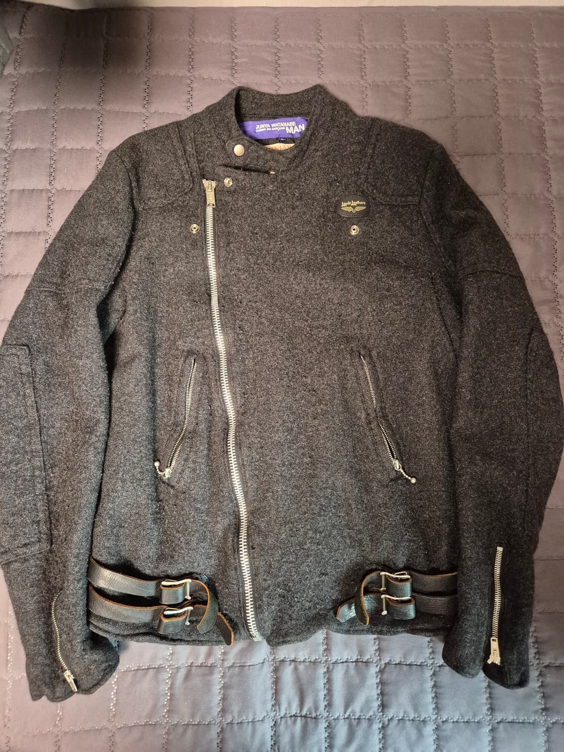 2003aw 준야와타나베 x 루이스레더 축융 울 더블라이더 L 상품이미지1