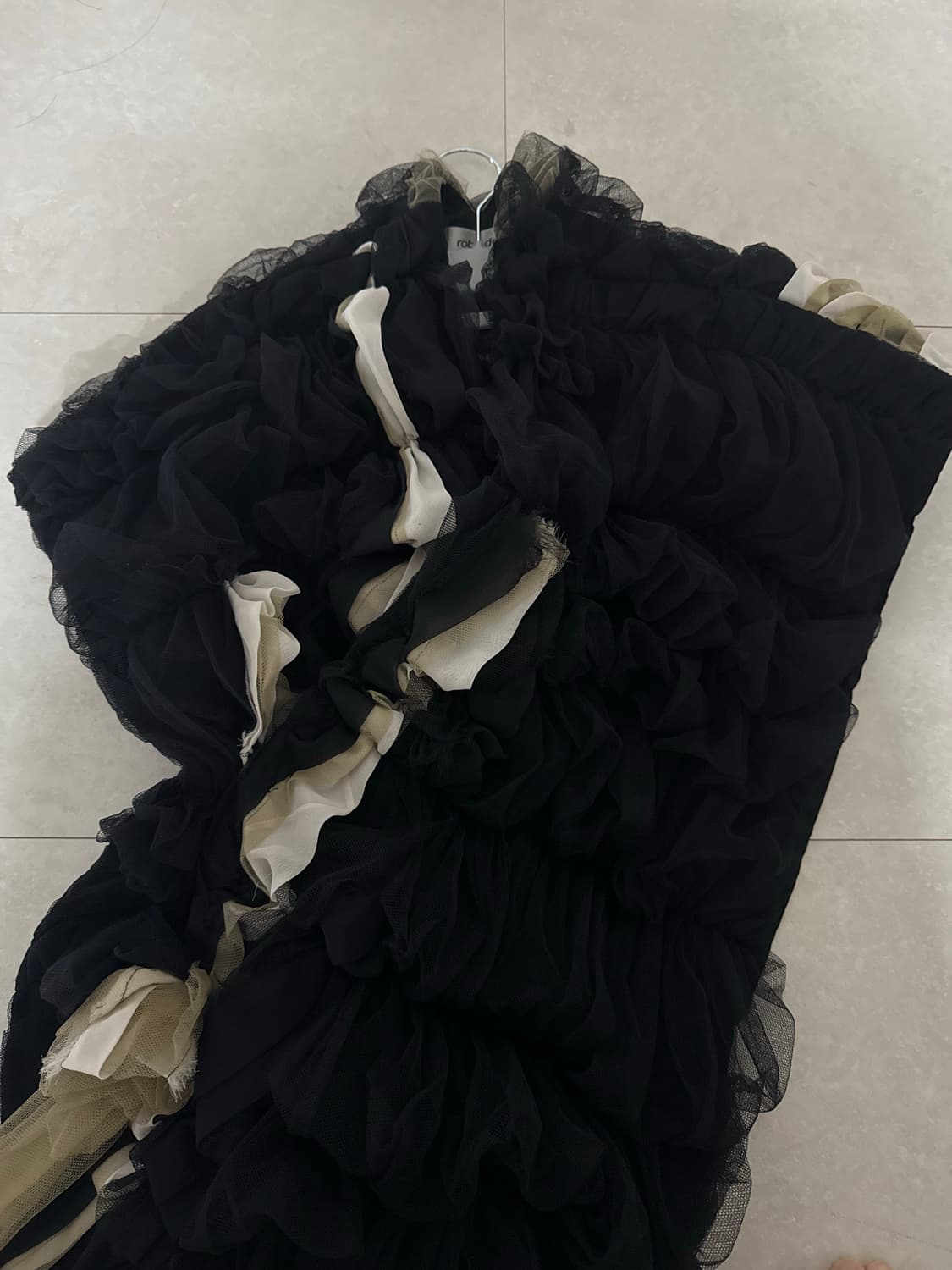 꼼데가르송 robe de chambre 베스트 조끼 머플러 목도리 상품이미지2