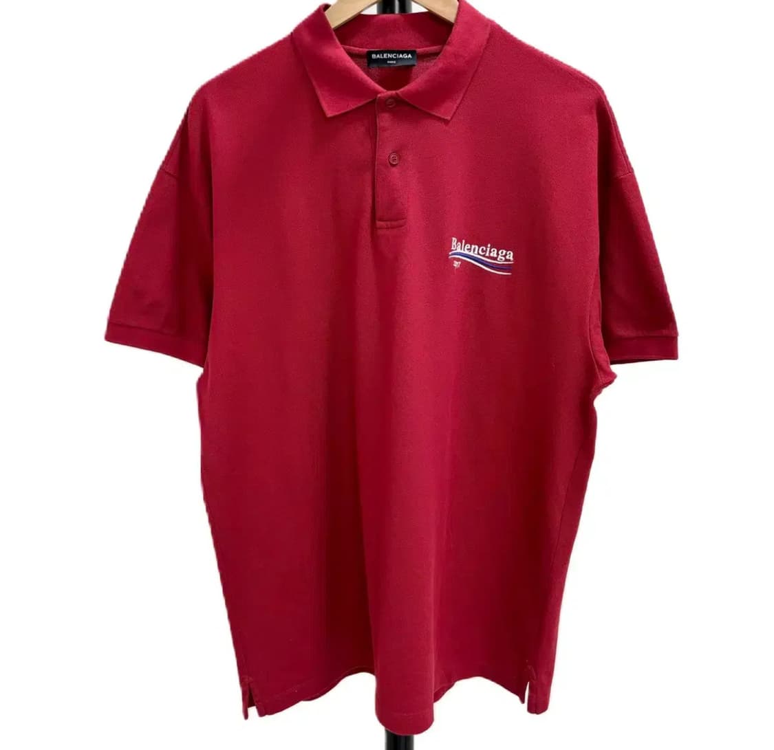 [M]발렌시아가 웨이브로고 pk 카라티 상품이미지1