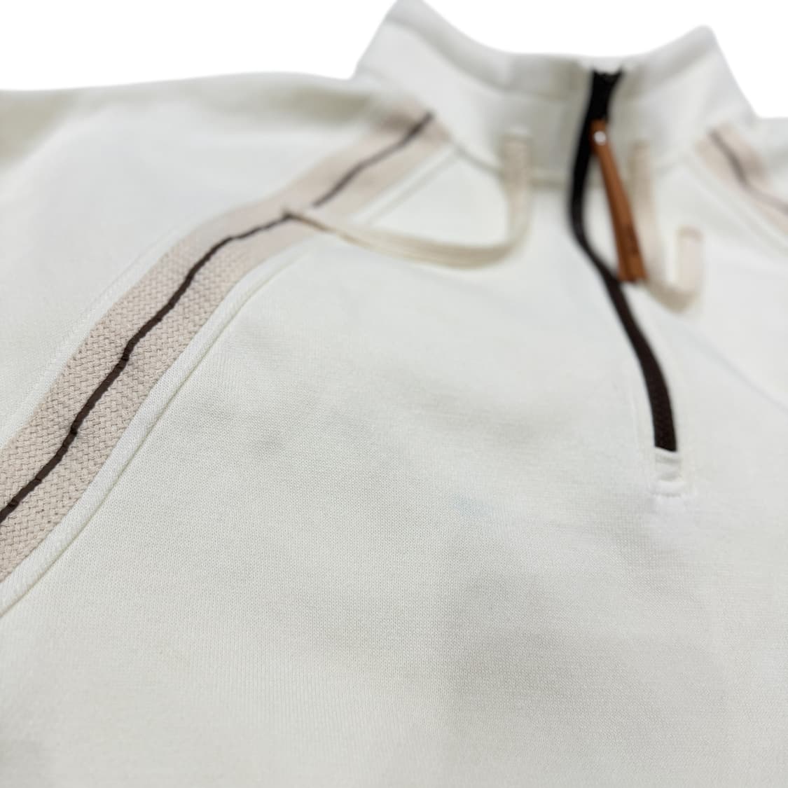 세터 로턴 하프집업 스웨트셔츠 맨투맨 크림 XL 상품이미지7