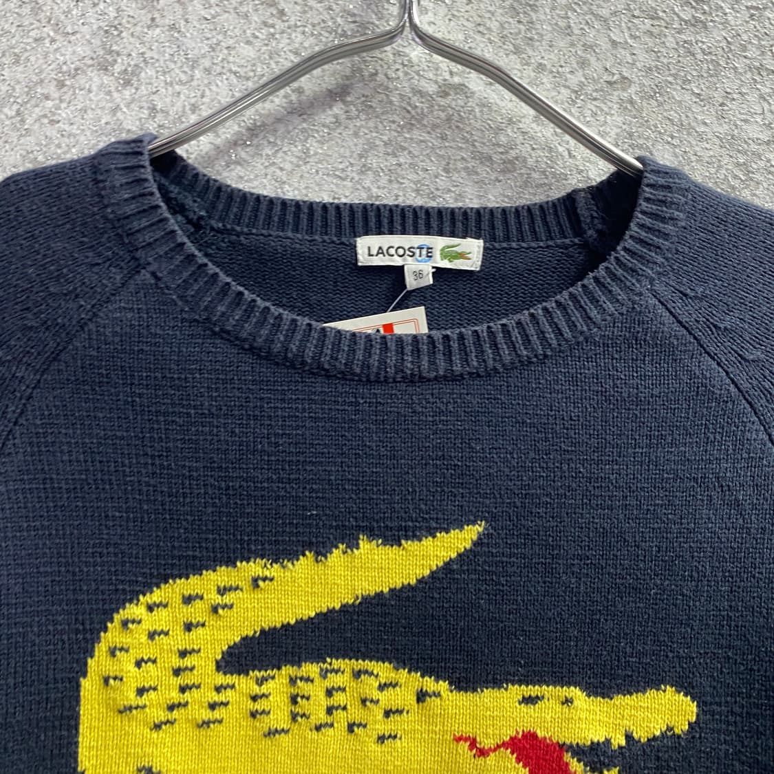 라코스테 빅 크로커다일 네이비 니트 B3165 상품이미지3