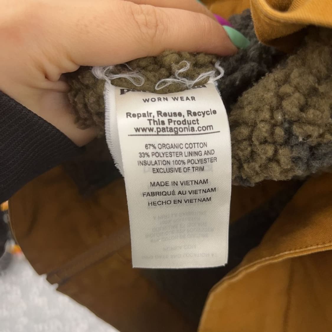 파타고니아 메이플 트러커 워크 자켓 S C07164 상품이미지6