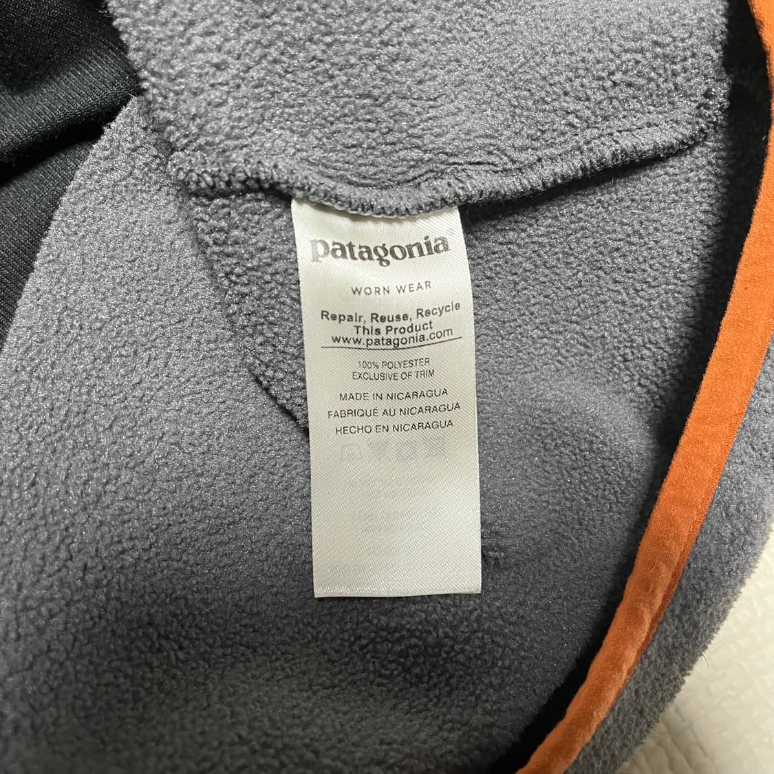 파타고니아 신칠라 포지 그레이/플로럴 오렌지 상품이미지4