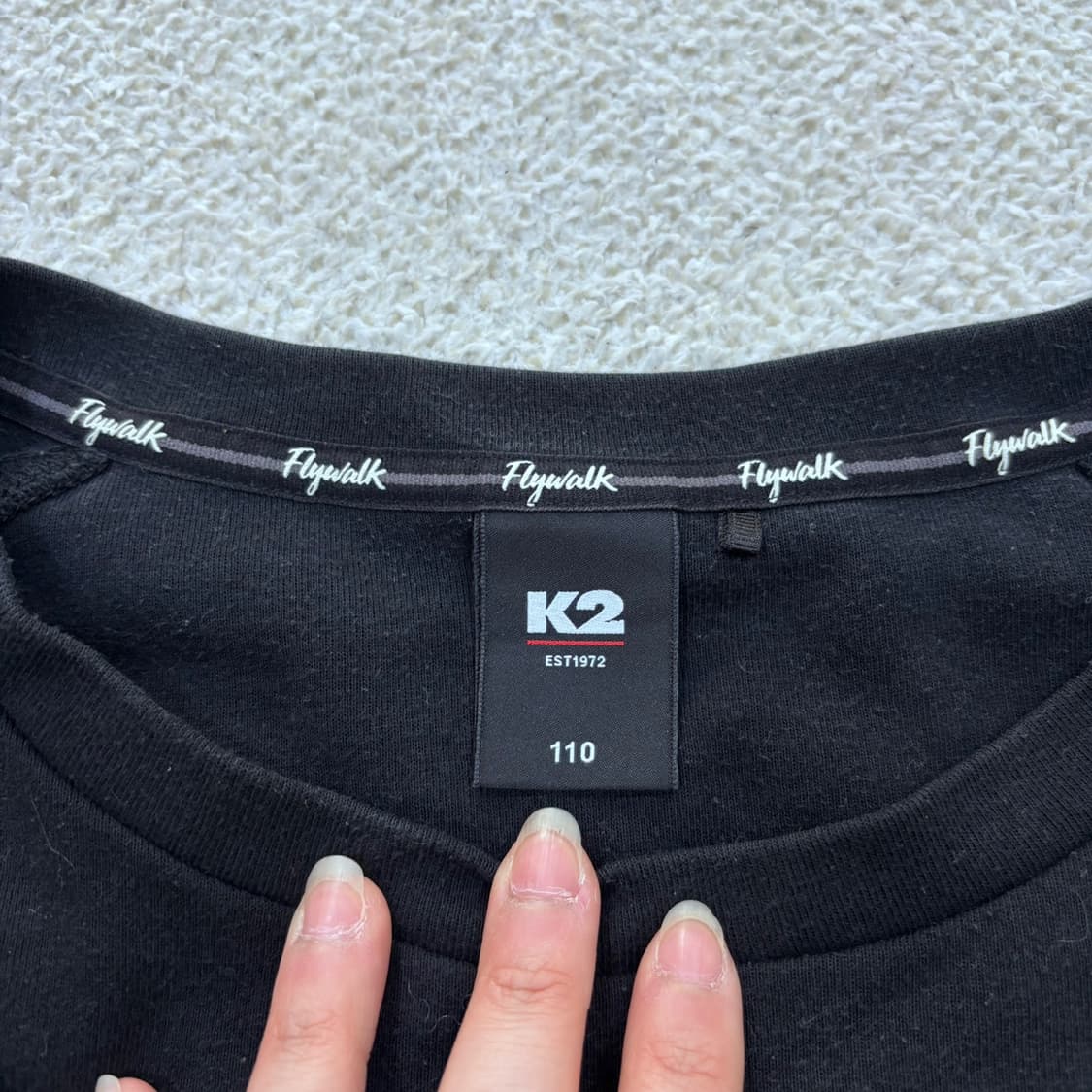 110 K2 심플 포켓 롱 슬리브 티셔츠 0402E 상품이미지3