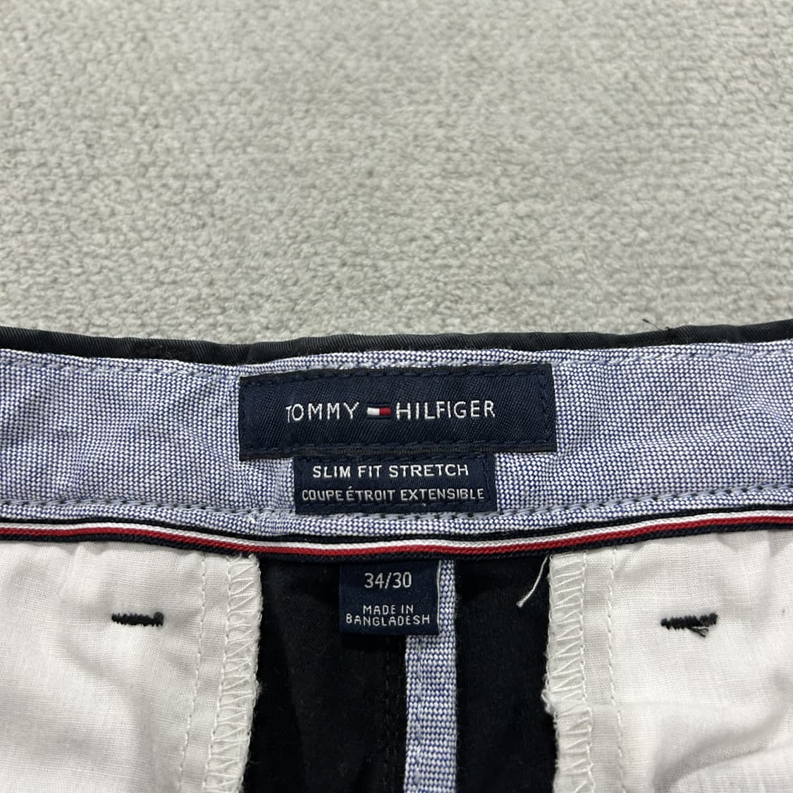타미힐피거 블랙 면바지 34 상품이미지2