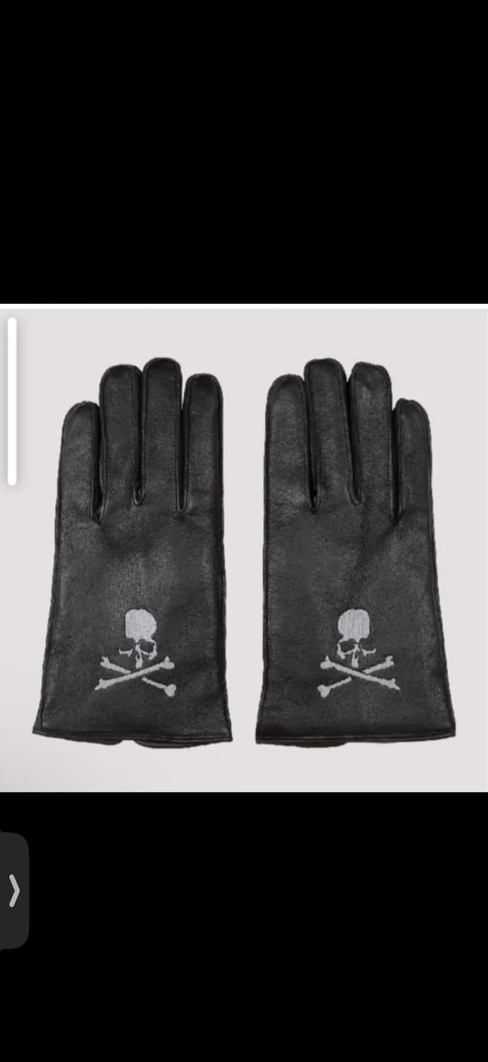 마스터마인드 램스킨 로고 장갑 블랙 라지 상품이미지3