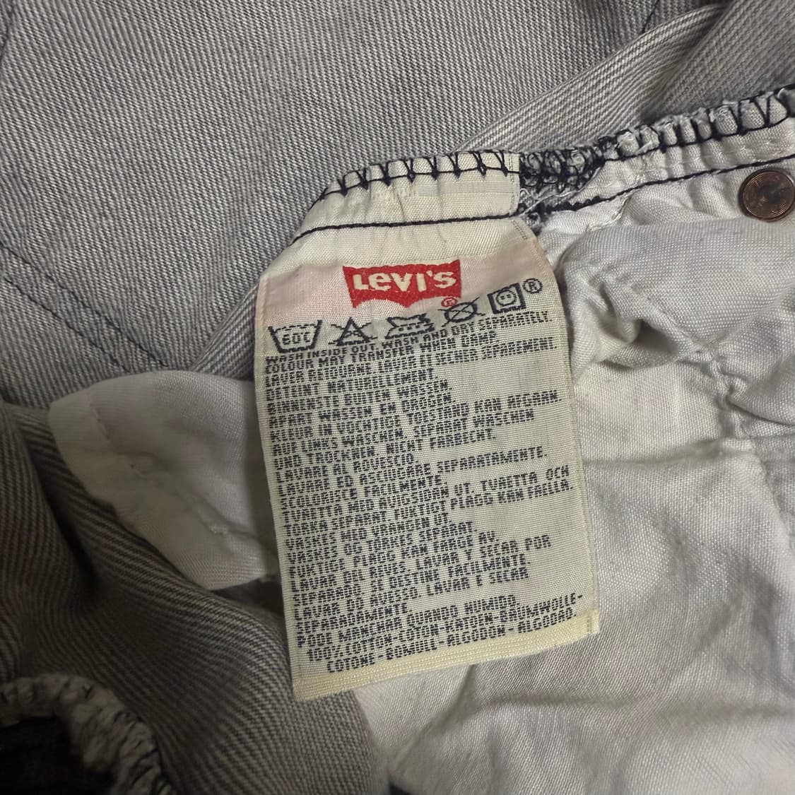 [28] levi's 리바이스 501 데님 청바지 - 3 상품이미지5