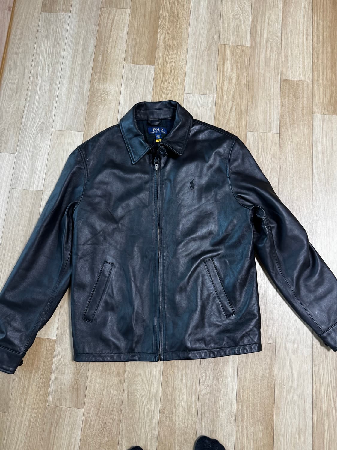 빈티지 폴로 램레더 자켓 상품이미지1