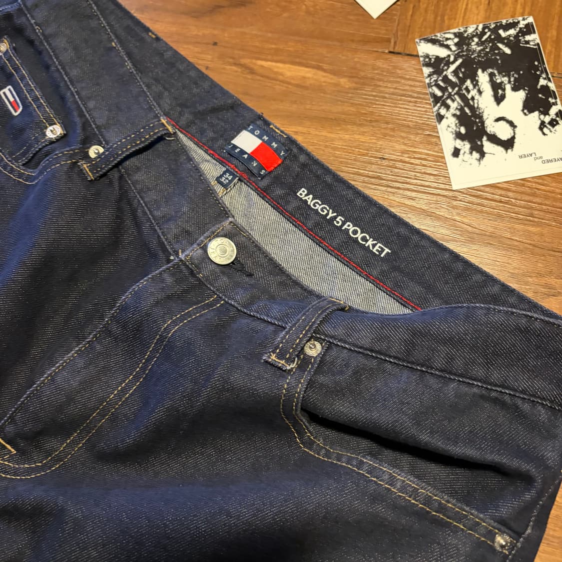 Tommy hilfiger 5 pocket baggy denim pant 상품이미지4