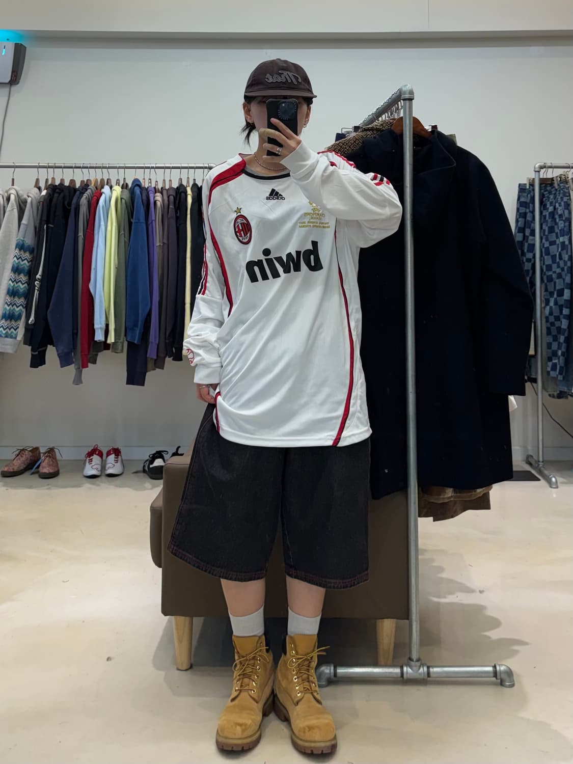 06/07 아디다스 AC 밀란 어웨이 긴팔 유니폼 상품이미지4