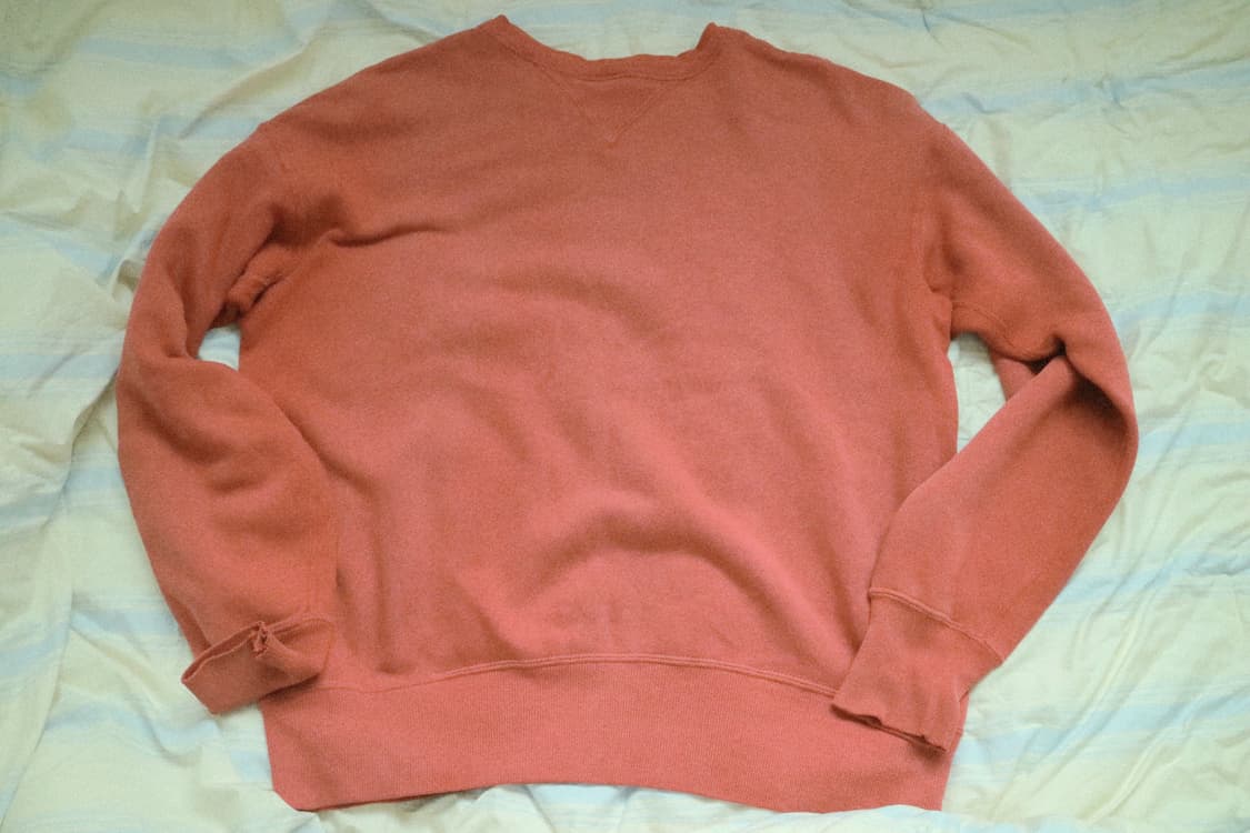 웨어하우스 맨투맨 오렌지 상품이미지9