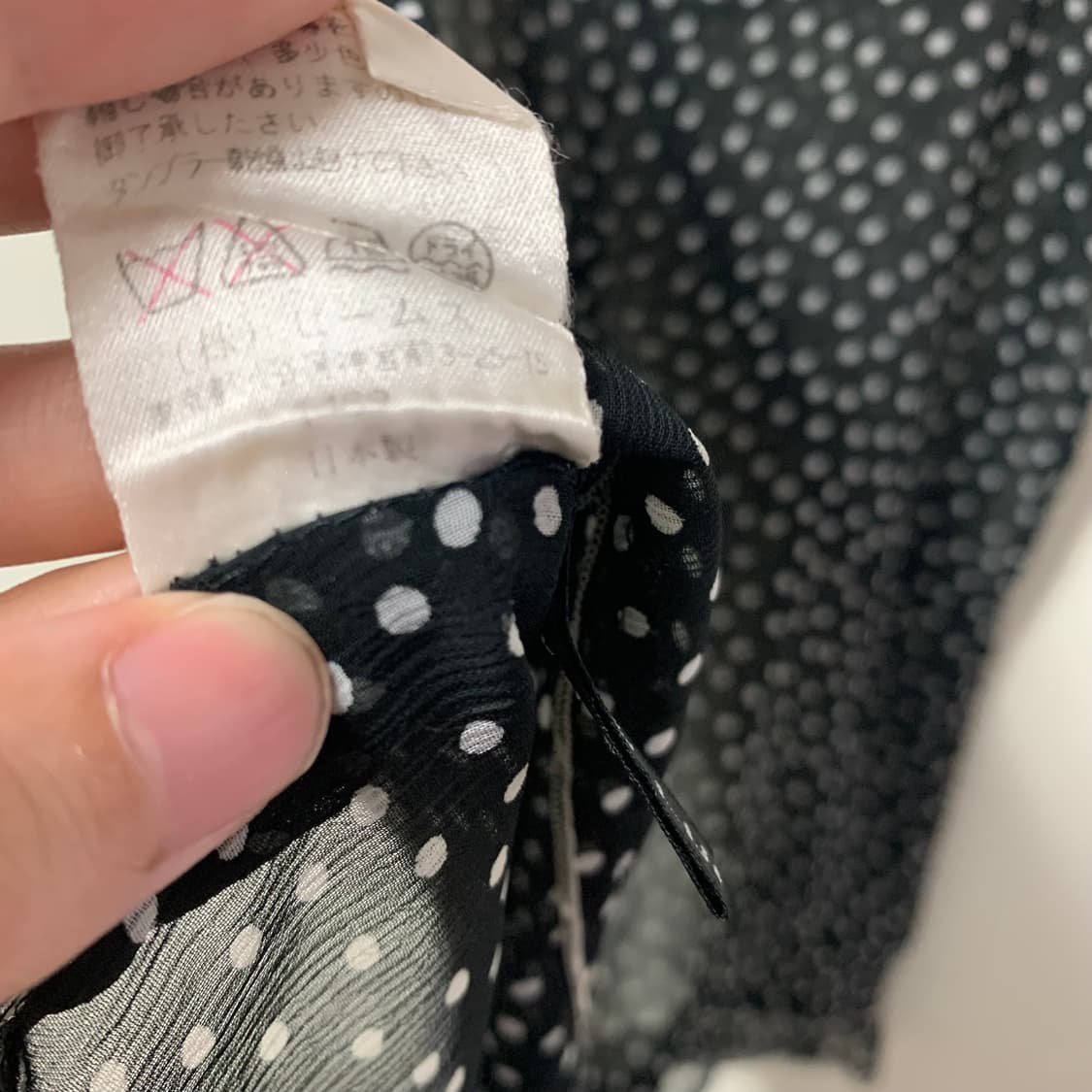 시스루 도트 나시 상품이미지7