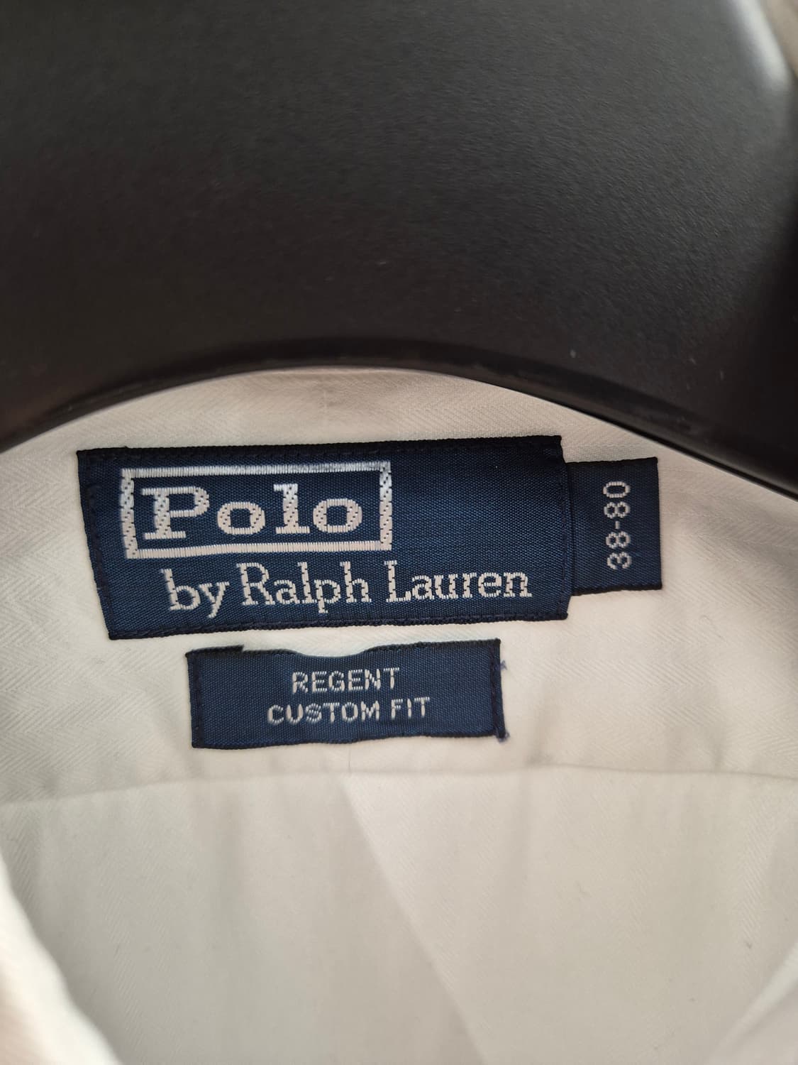 폴로 랄프로렌 화이트 셔츠 REGENT CUSTOM FIT 38-80 상품이미지3