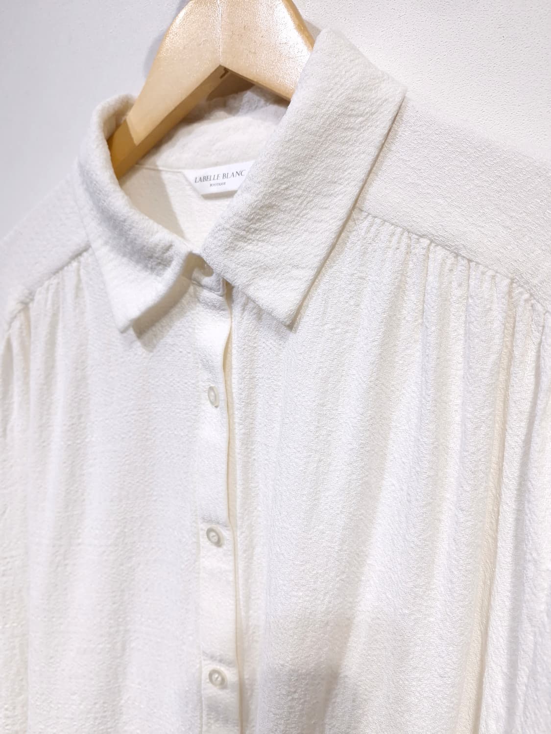LABELLE BLANC 라벨르블랑 린넨 블라우스 상품이미지4