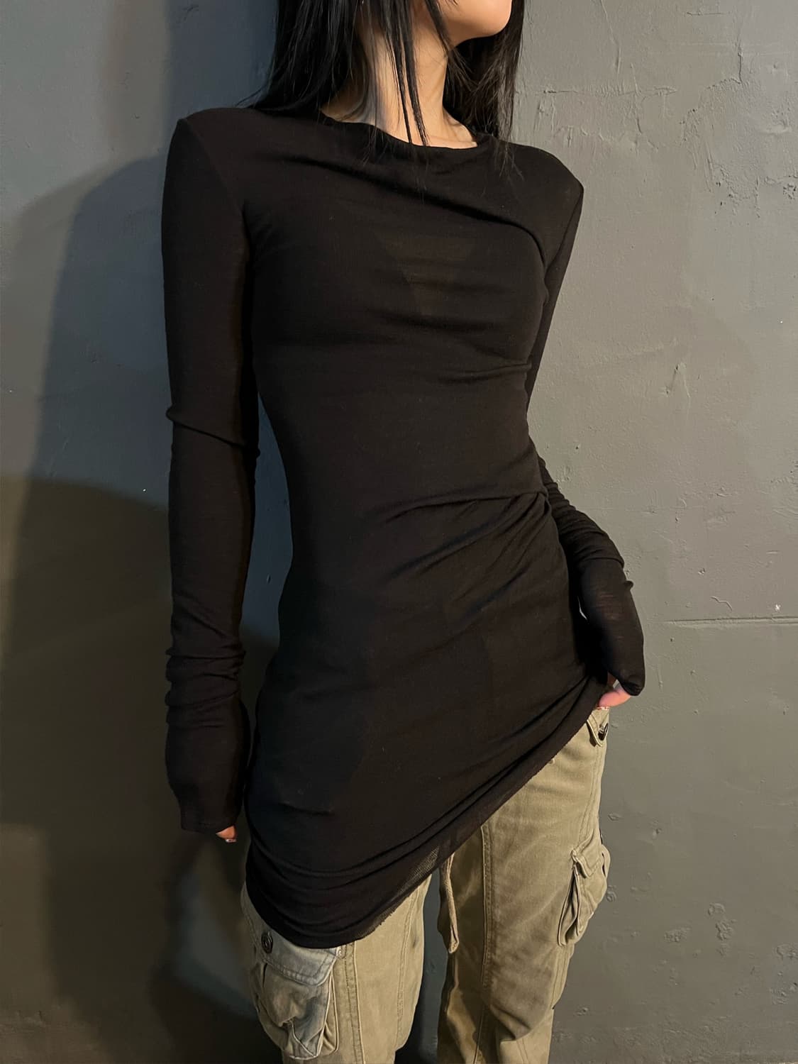 Helmut lang 언발란스 원피스 상품이미지5