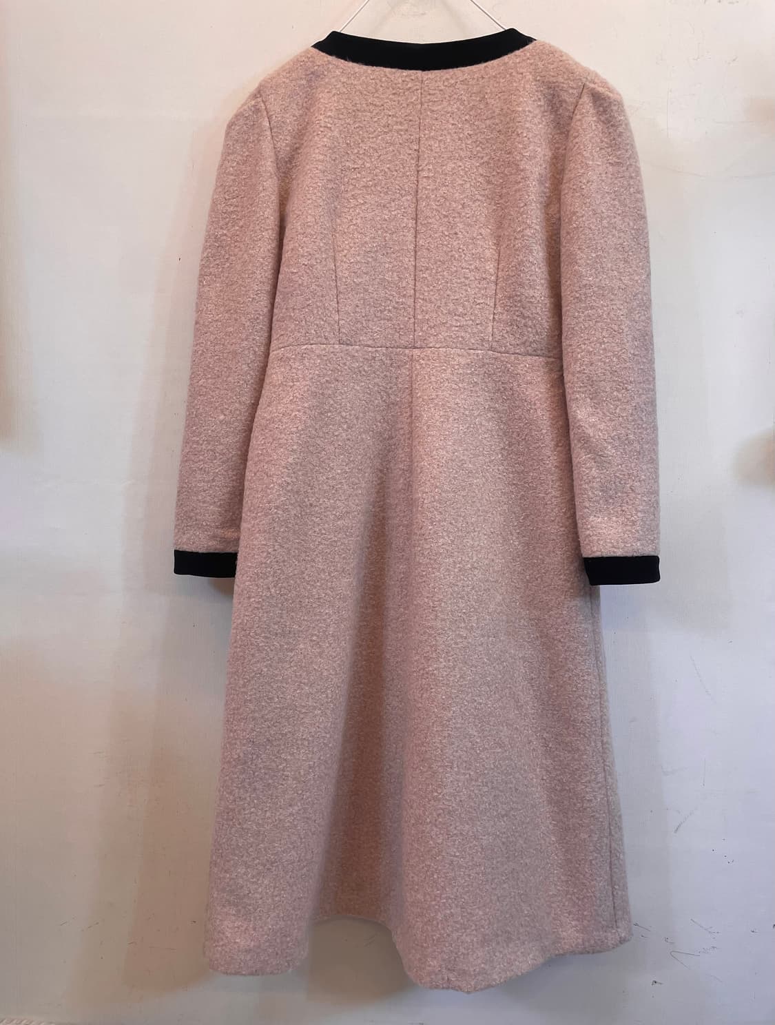 MARANT 벨벳리본 핑크 롱코트원피스:) 하객룩 데이트룩오피스룩연말룩 상품이미지7