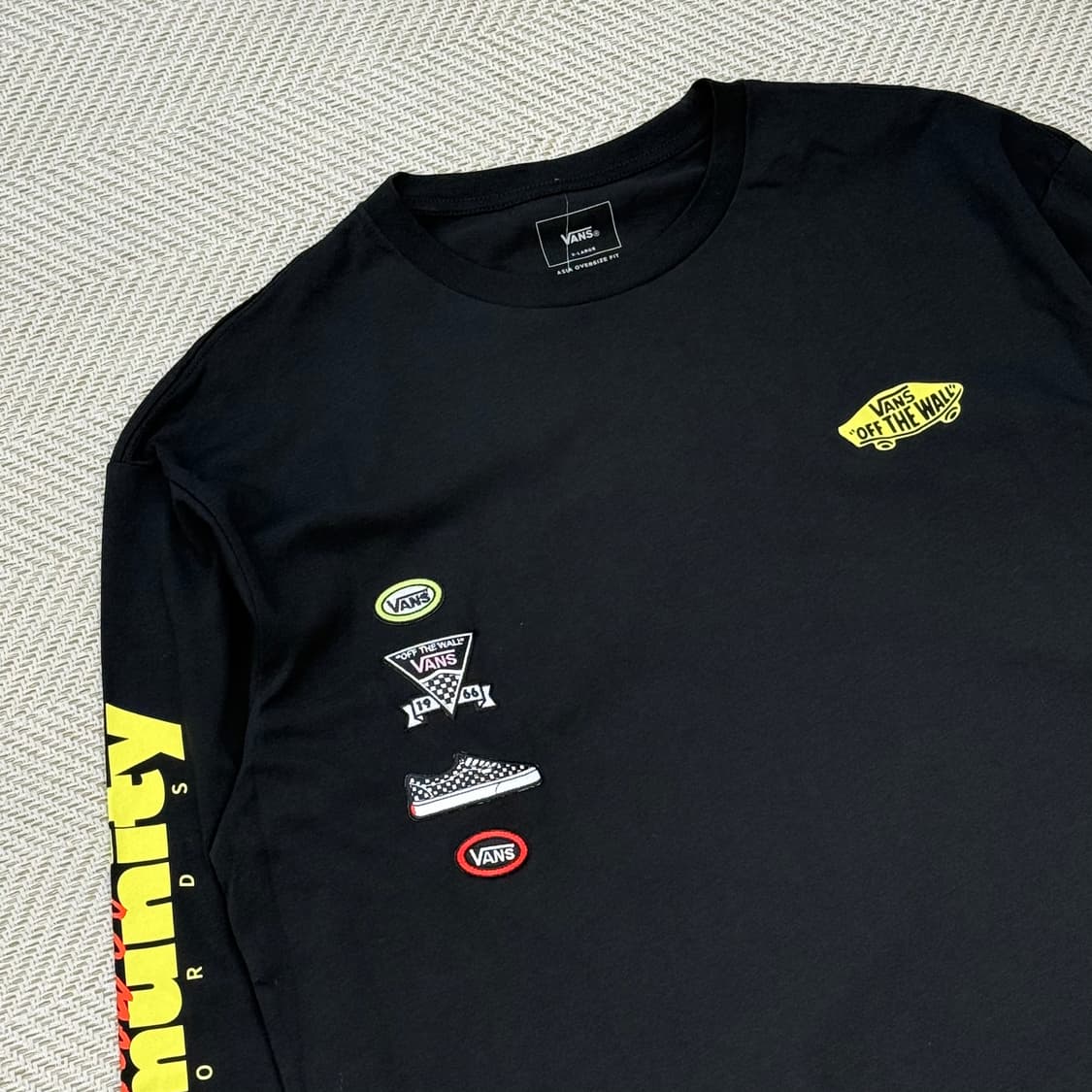 반스 데드스탁 레터링 롱슬리브 r2377 상품이미지3