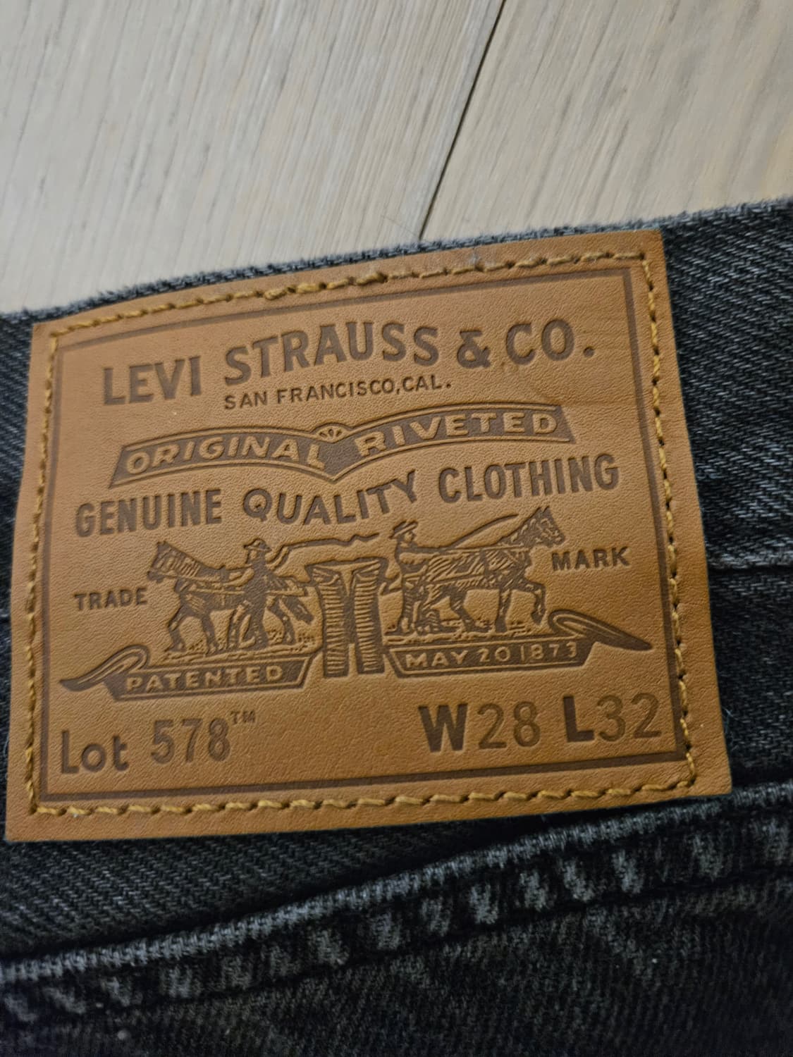 리바이스 578흑청 상품이미지5