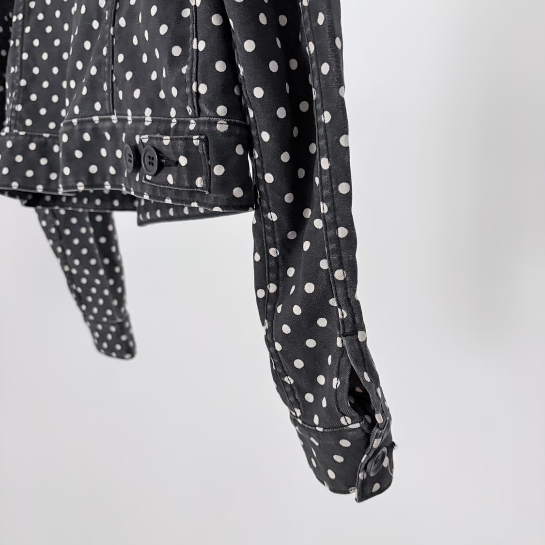 Waxed Polka Dot Panel Jacket 상품이미지4