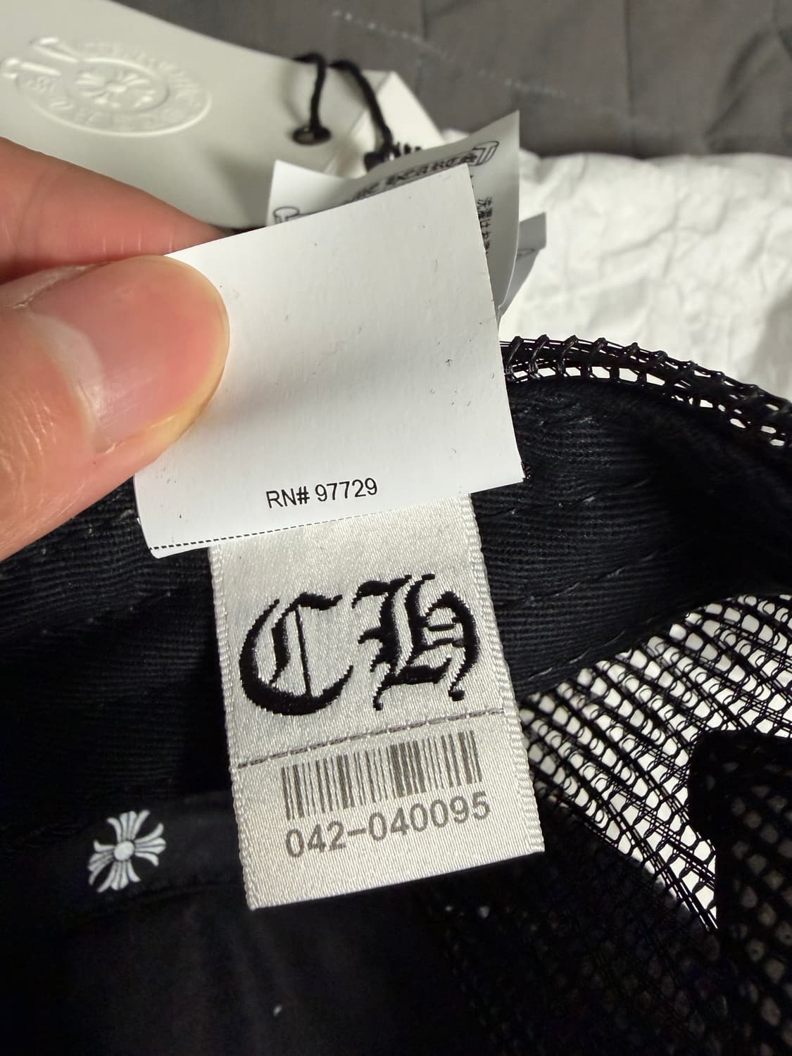 [OS] 크롬하츠 트리플 크로스 블랙 볼캡 새상품 상품이미지9