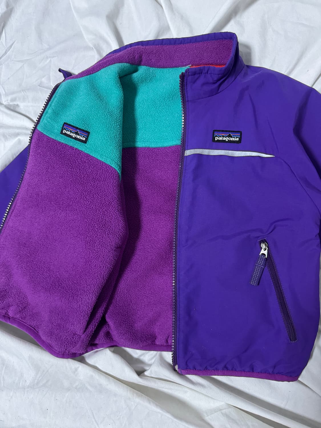 빈티지 파타고니아 리버시블 신칠라 플리스 집업 자켓 상품이미지1