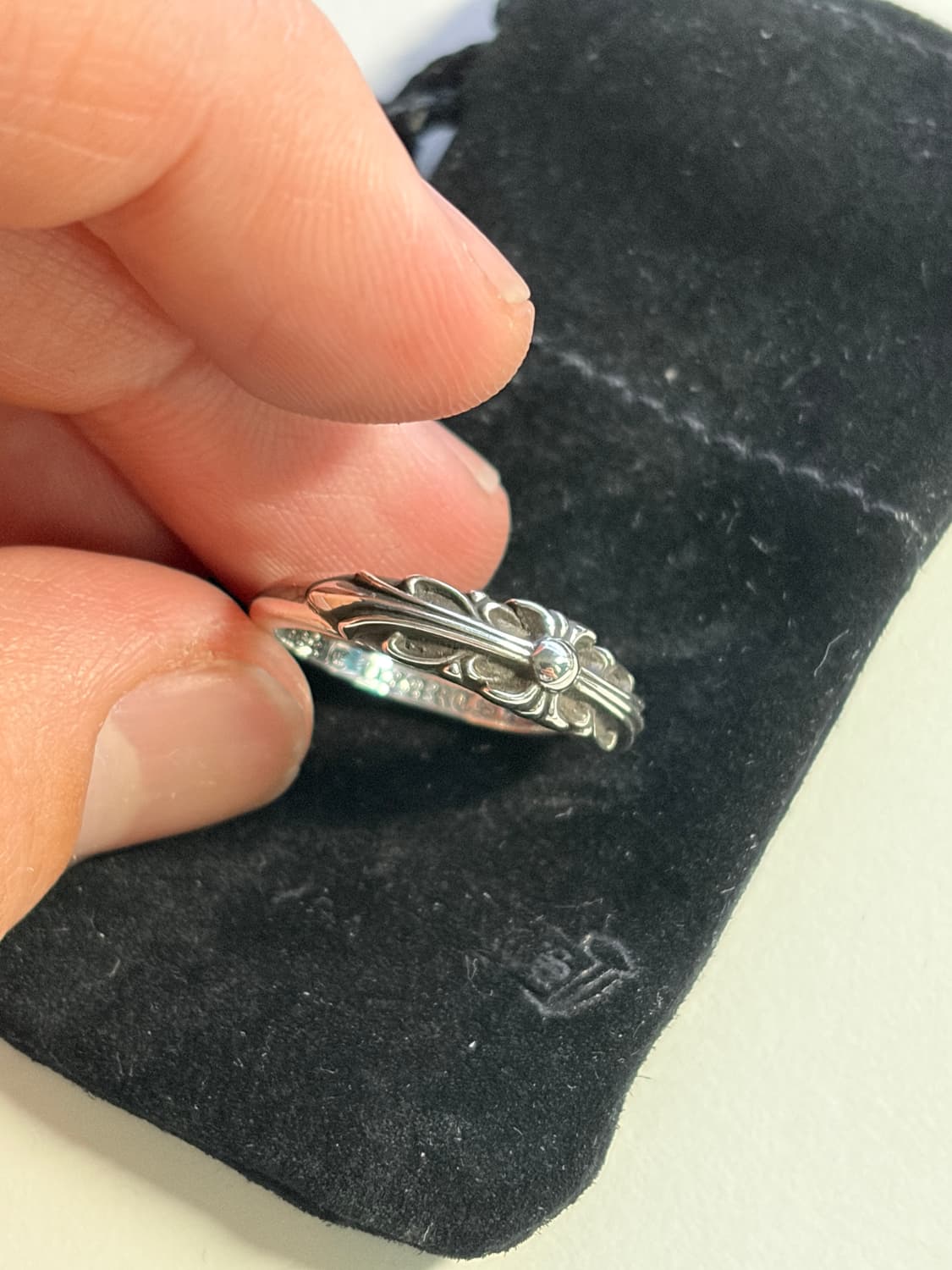 크롬하츠 베이비 플로랄 링 US7 상품이미지6