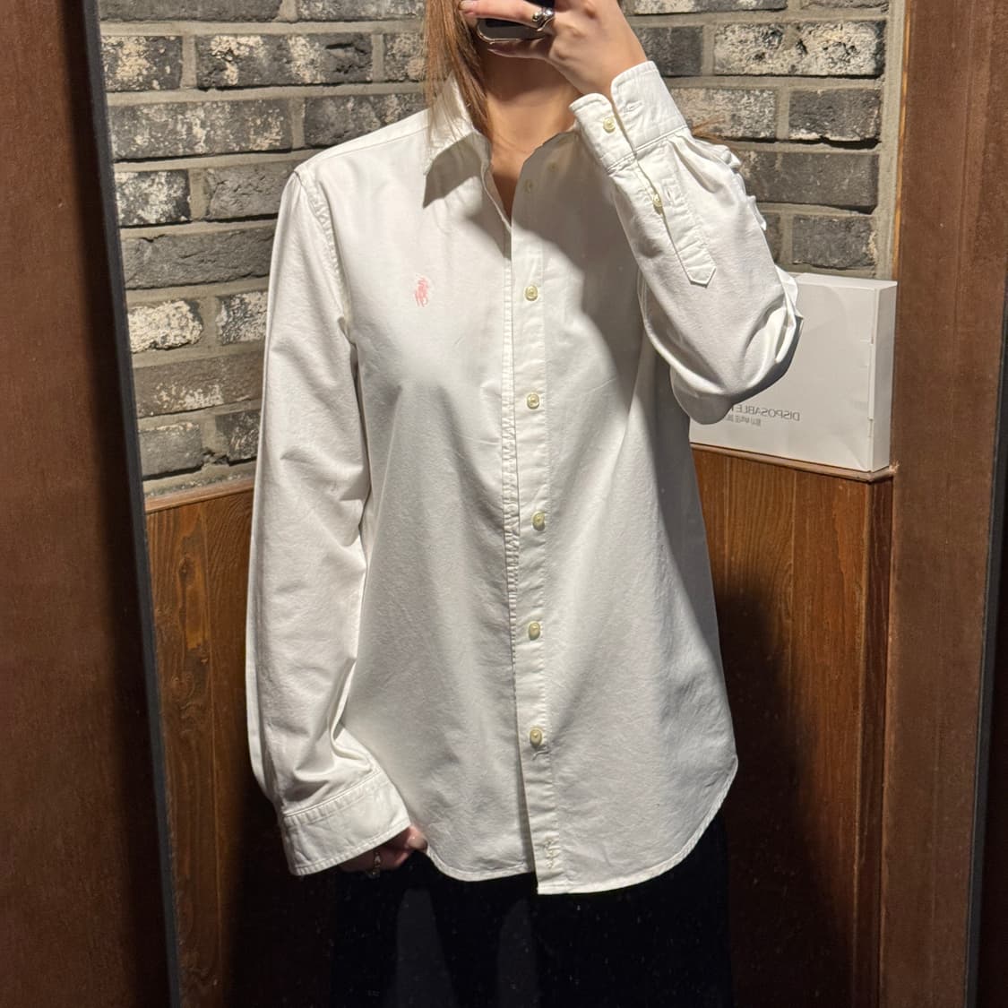 여M) 폴로 랄프로렌 클래식 화이트 옥스포드 셔츠 상품이미지9
