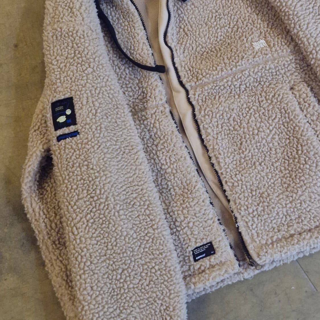 브라운브레스 뽀글이 플리스 점퍼 L 상품이미지2