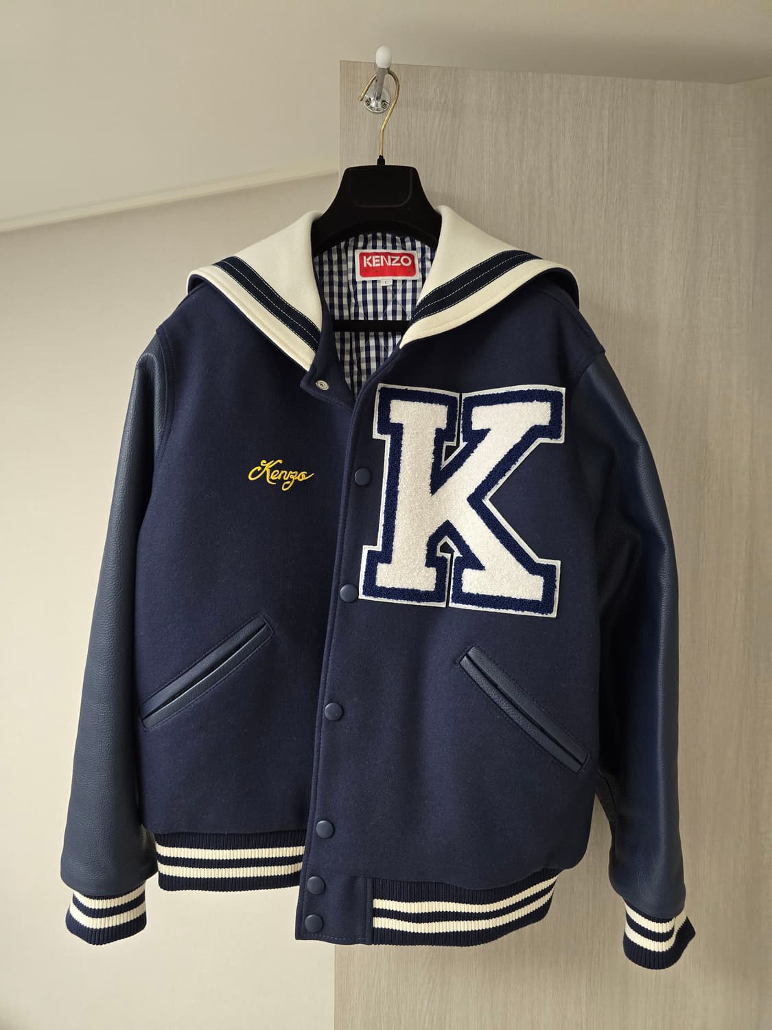 겐조 세일러 바시티 재킷 L 상품이미지5