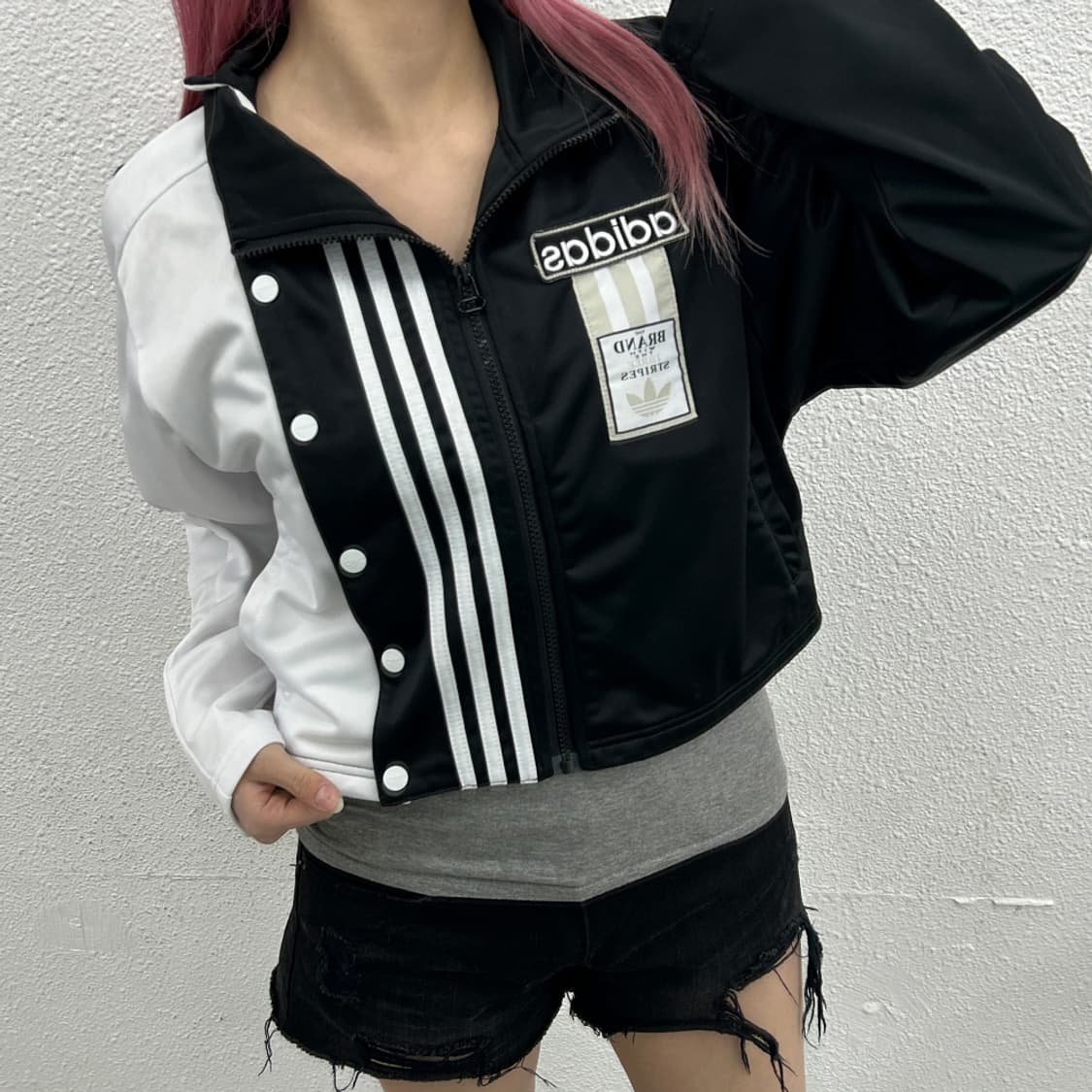 아디다스 아디브레이크 크롭 자켓 S 상품이미지1