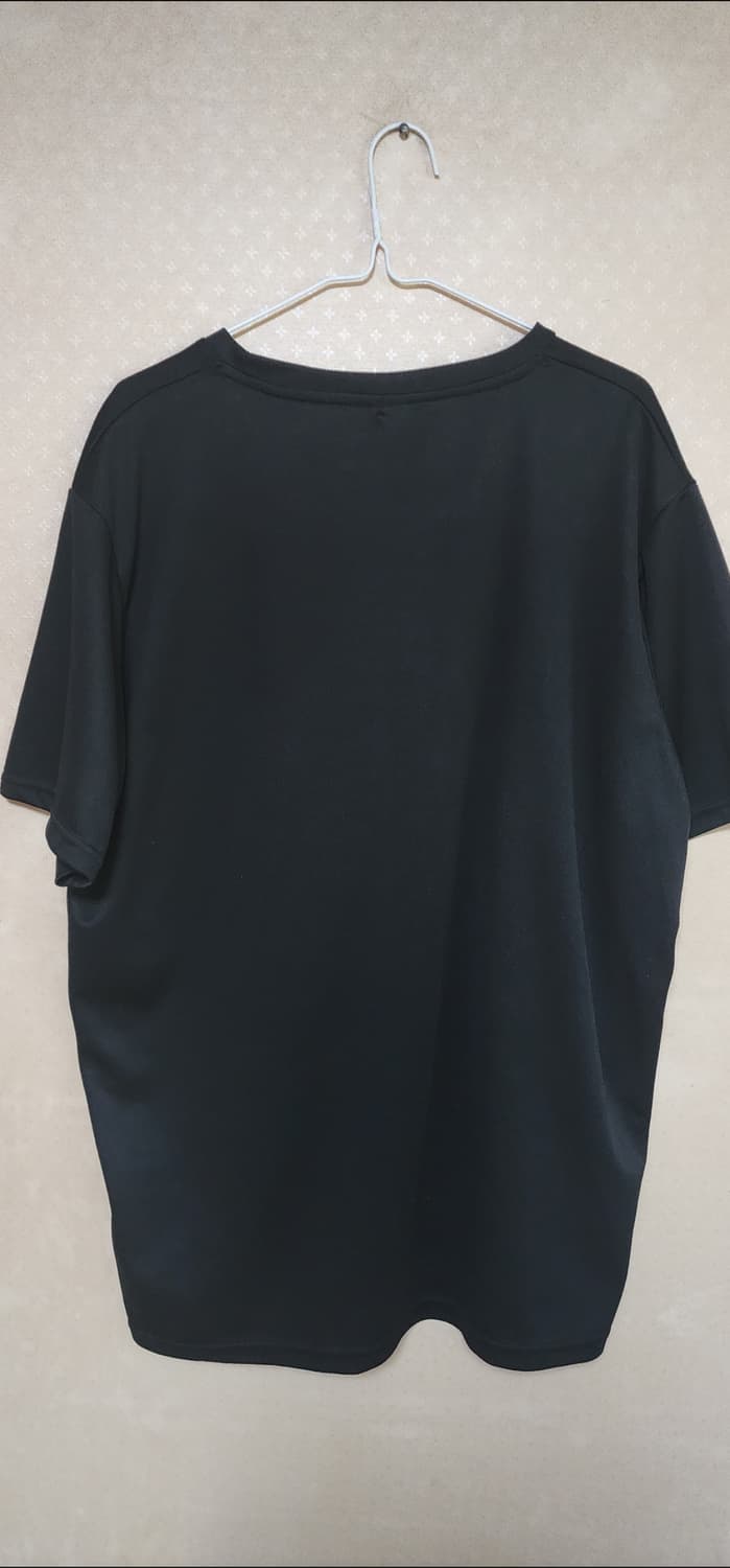 고양이 프린팅남성 검정 반팔 티셔츠2xl 거의새거 상품이미지2