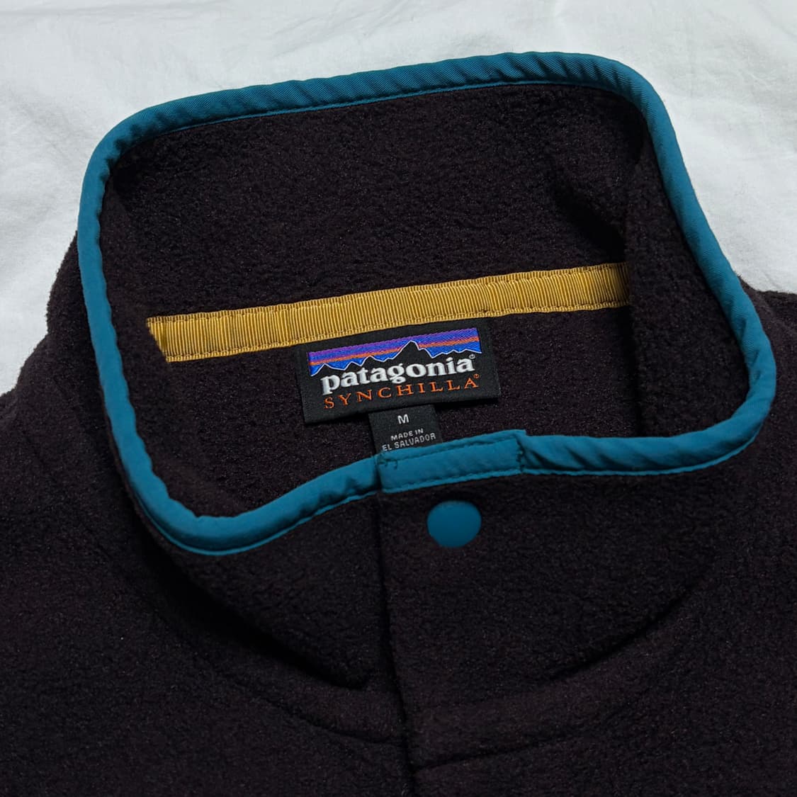 파타고니아 신칠라 스냅티 플리스 풀오버 옵시디안 플럼 M 상품이미지6